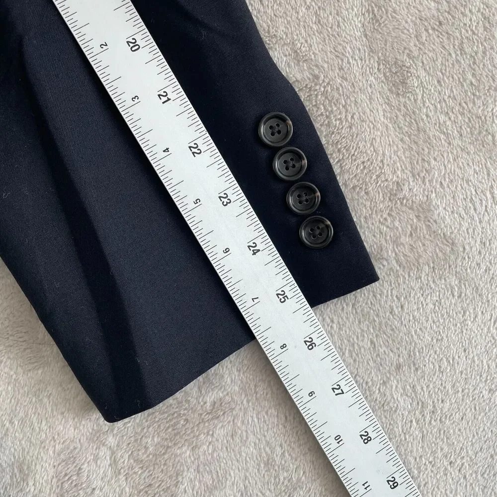 J‎ Crew Ludlow Sports Coat Blazer Men 42R Navy Blue Loro Piana Italian Wool $395